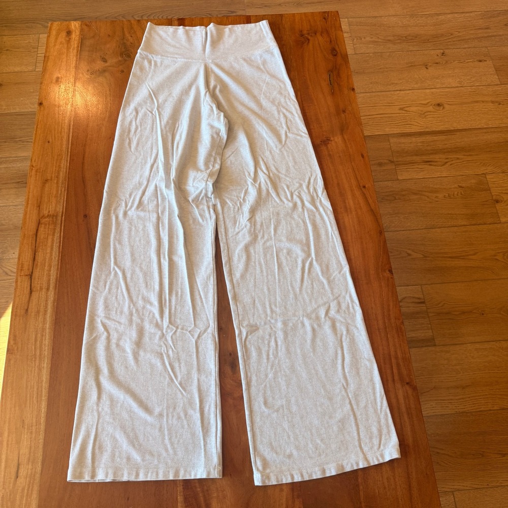John Galt Women's Light Gray Wide Leg Athletic Pants Size S